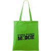 Ping pong mode - Taška bavlnená - 42 x 38 cm ( Apple Green )