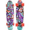 Meteor Skateboard Multicolor Graffiti Purple (22604)