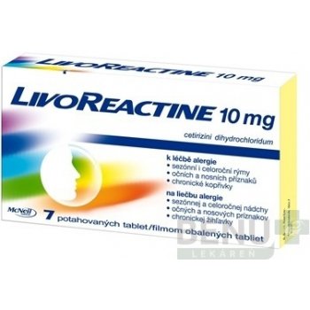 LivoReactine 10 mg tbl.flm.7 x 10 mg