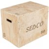 Plyometrická bedna dřevěná Sedco WOOD 40/50/60 cm