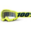 100% Accuri 2 zjazdové okuliare Fluo Yellow/Clear Lens