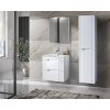 Comad Kúpeľňová zostava Fiji 60 cm so zápustným umývadlom, skrinkami a zrkadlom biela