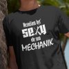Tričko s potlačou SEXY MECHANIK Pánsky Čierna XXL