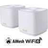 ASUS ZenWiFi XD4 Plus 2-pack white Wireless AX1800 Dual-band Mesh WiFi 6 System 90IG07M0-MO3C20