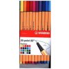 Fineliner - STABILO point 88 - 20er Pack - mit 20 verschiedenen Farben (Hračka)