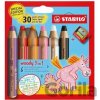 Stabilo woody pastelky 3 v 1 Jednorožec 6 ks