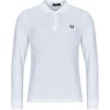 Fred Perry Polokošele s dlhým rukávom LONG SLEEVE FRED PERRY SHIRT Biela