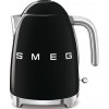 Smeg KLF03BLEU rychlovarná konvice, 1,7 l, (7 šálků), 2400 W, styl 50. let, černá