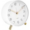 Dizajnový budík 5752WH Karlsson 11cm (8714302655937)