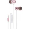 Slúchadlá do uši MAXLIFE MXEP-03 rose gold s mikrofónom