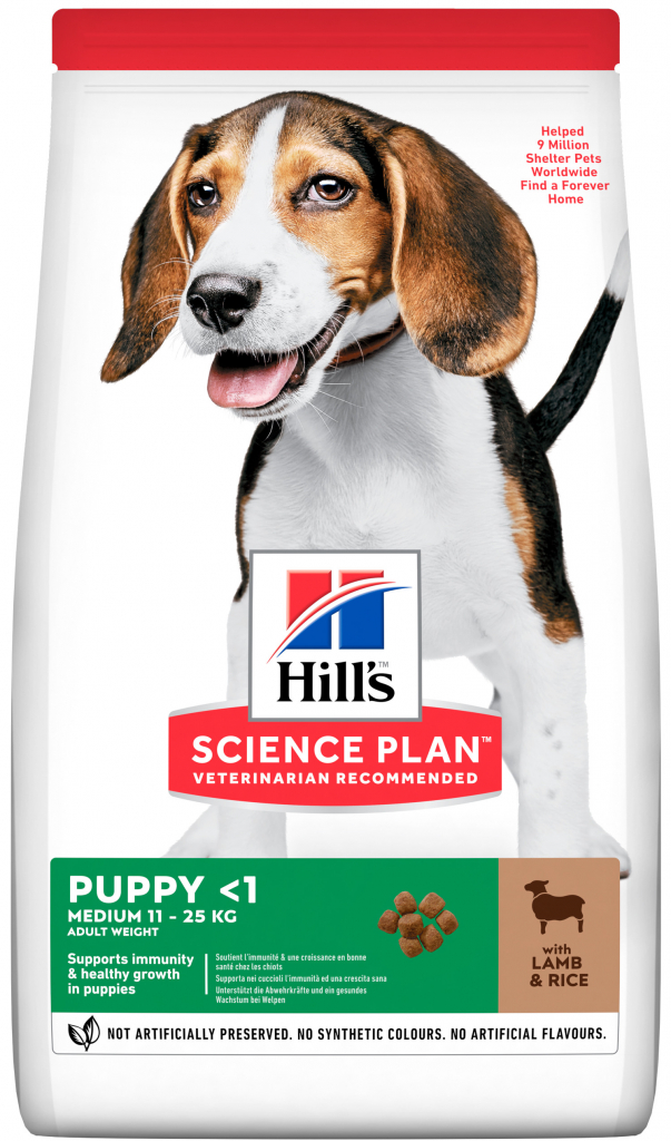 Hill’s Science Plan Puppy Medium Lamb & Rice 18 kg