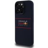 Zadný kryt Red Bull Silicone Horizontal Logo MagSafe pre Apple iPhone 16 Pro, navy