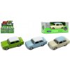 Welly Teddies Auto Trabant kov krémová s modrou střechou 1:60