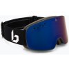 Lyžiarske okuliare Bollé Nevada Small black matte/bronze blue
