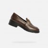 Geox Hnedé dámske mokasíny Walk Pleasure Hnedá 41