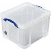 REALLY USEFUL plastový box 35 ls vekom, 48×39×31 cm, transparentný