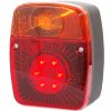 912-477 Sdružené zadní poziční světlo + osvětlení SPZ, 12V-24V, LED, W18udž