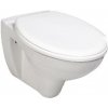 Aqualine Taurus 2 - Závesné WC, biela LC1582