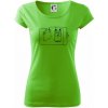 Elektrikár - základný elektrický obvod - Dámske tričko Pure - S ( Apple Green )