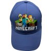 Chlapčenské šiltovky Minecraft Farba: Modrá Modrá