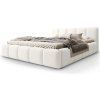 Wilsondo Manželská čalúnená posteľ s úložným priestorom Feros 19 180x200 - smotanová
