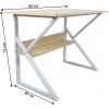 Pracovný stôl s policou TARCAL Tempo Kondela 80x40 cm