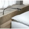 Svítidlo do obložení postele Area Light se stmívací funkce, černé, 24 V/DC