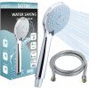 Sprchová hlavica s hadicou do vane, sprchovacieho kúta, sprchový set chróm BLA