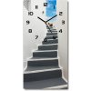 Nástenné hodiny tiché Santorini Grécko 30x60 cm