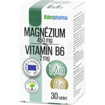 EdenPharma MAGNÉZIUM + Vitamín B6 30 tabliet