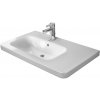 Duravit DuraStyle - Umývadlo s prepadom 800x480 mm s odkladacím priestorom vpravo, biela 232580000