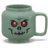 LEGO Storage keramický hrnek zelený kostlivec 255 ml
