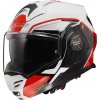 Výklopná moto prilba LS2 FF901 Advant X Metryk White Red P/J XS (53-54)