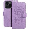 Kryt Mezzo Book Case iPhone 15 Pro lapač snov Purple