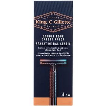 Gillette King Double Edge + 5 ks hlavic