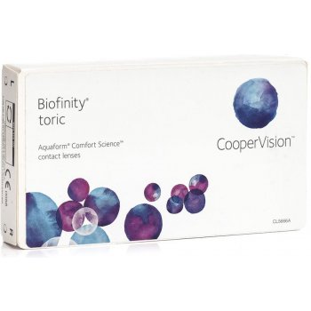 Cooper Vision Biofinity Toric 3 šošovky