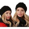 Fashionweek Dámska zimná čiapka BEANIE šmoulinka ZIZI-A4 Farba: Čierna, Veľkosť: Universal