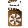 Panasonic baterie do naslouchadel 6ks PR312(PR41)