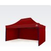 BRIMO Párty Stánky 3x4,5m ² s 3 stenami Červená