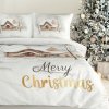 Eurofirany vianočné satén obliečky JOYFULL 160X200 2x70X80