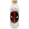 EPEE Merch - STOR Butelka szklana Marvel Deadpool 1030ml STOR – Ekologiczna butelka na wodę