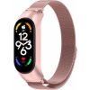 BStrap Milanese remienok na Xiaomi Mi Band 7, rose gold