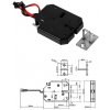 Elektrický zámok XG-07C 12VDC 1,8A čierny s kontrolným kontaktom