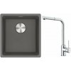 Súprava granitový drez Franke Maris 125.0698.001, kuchynská batéria Franke Sirius Side 115.0668.280