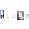 Geberit Duofix - set - montážna sada + Sigma 20 tlačidlo + Villeroy O.Novo + sedadlo + izolácia