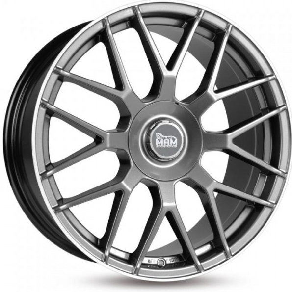 MAM GT1 7,5x17 5x114,3 ET45 palladium lip polished