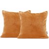 DecoKing Obliečky na vankúše HENRY 2 ks 45x45 cm tehlovo oranžové