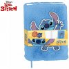 Mikro Trading Zápisník plyšový 80 strán Lilo & Stitch Modrý