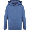 Fruit of the Loom Mikina Classic Kids Hooded Sweat s kapucí, dětská COT162043t38a6-retro heath 140 Melír modrá retro