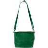 NovaKabelka.sk Batilda Verde kožená talianska crossbody kabelka zelená
